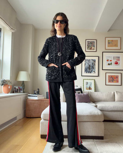 LEANDRA MEDINE COHEN FLARE LEG LAX PANT