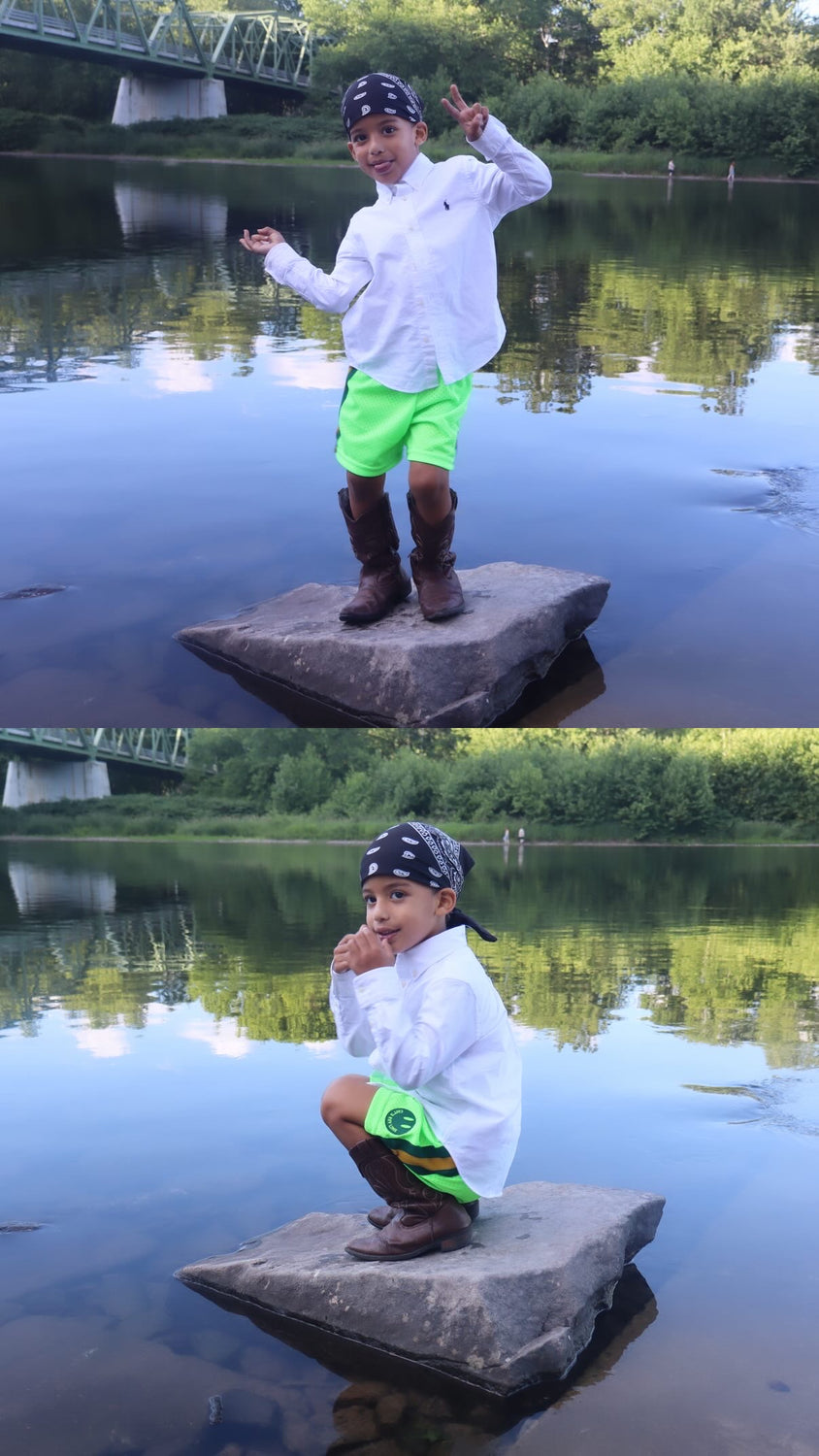 CAIT'S KEY LIME LAX SHORT (KIDS)