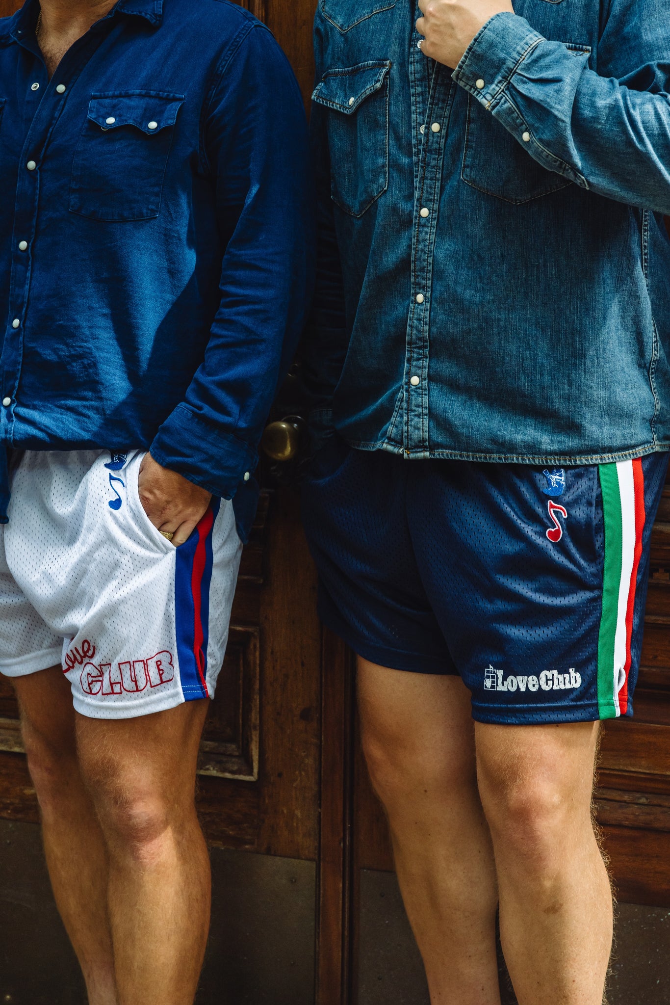 THE ITALO SHORT - NAVY MESH